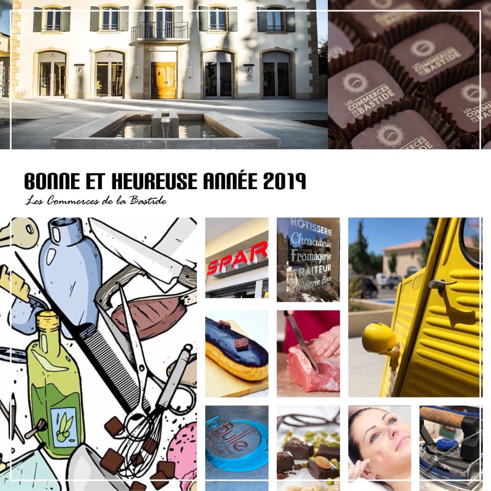LES COMMERCES DE LA BASTIDE-VOEUX-2019 LES COMMERCES DE LA BASTIDE-VOEUX-2019